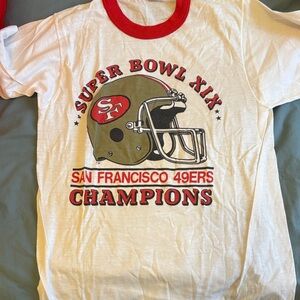 Vintage superbowl 49ers tshirt